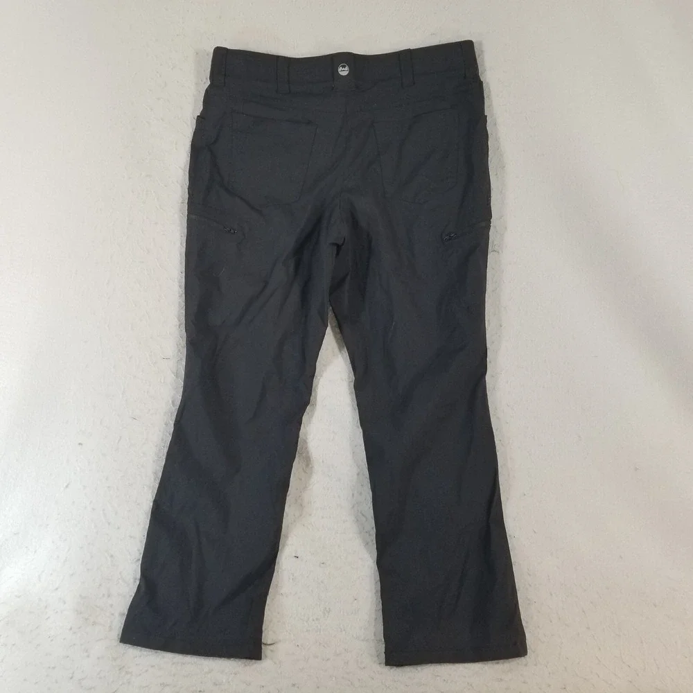 Wrangler outdoor cargo pants mens 38x30 black nylon stretch hiking comfort waist